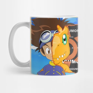 Tai and Agumon Mug